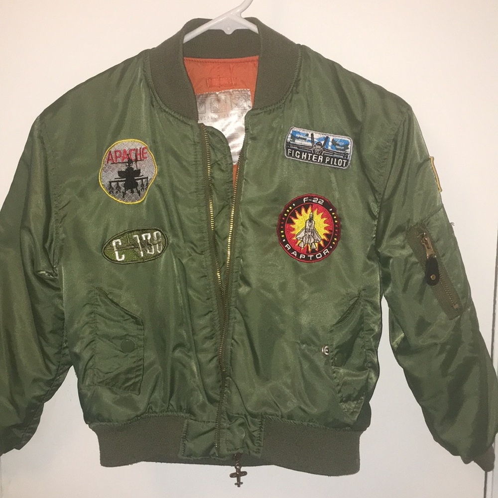 Used bomber jacket for kids
